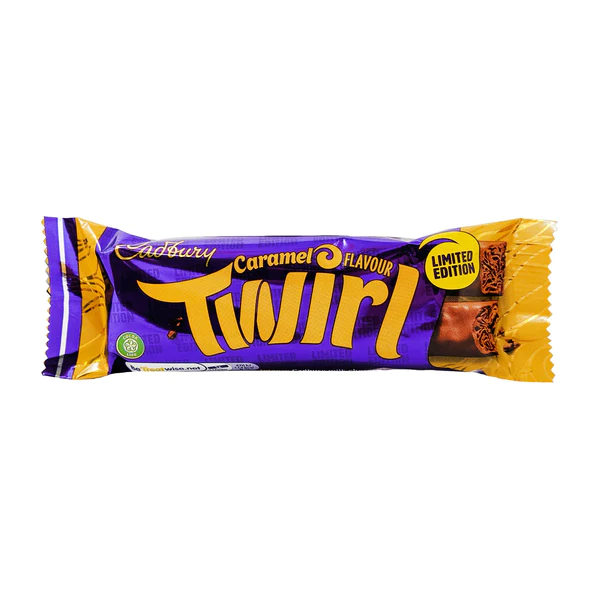 Cadbury Twirl Caramel 43g 557624 Grande