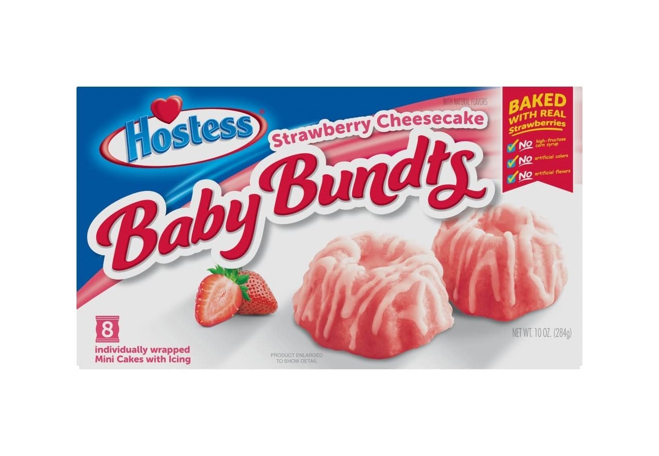 Hostess Baby Bundts Strawberry Cheesecake 284gr