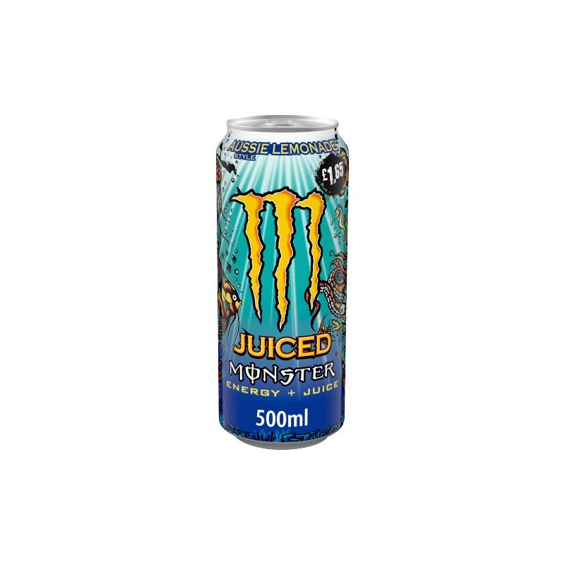 Monster Juiced Aussie Lemonade Style 500ml