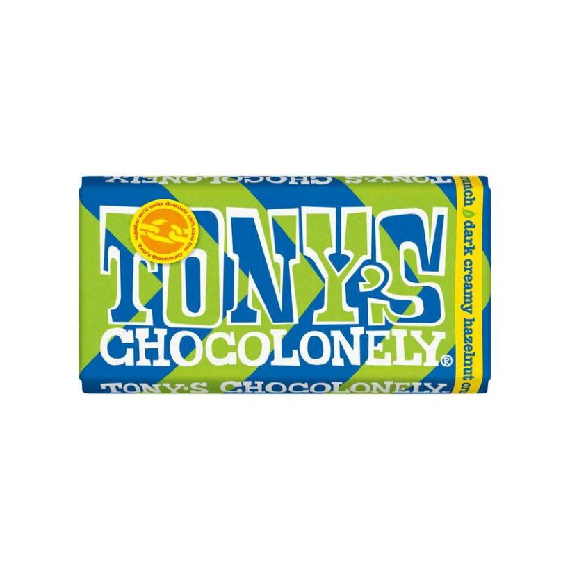 Tony's Dark Creamy Hazelnut Crunch,180g‏