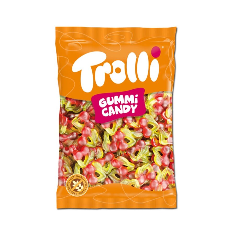 101115 Trolli Kirschen Fruchtgummi 1 Kg Beutel 1