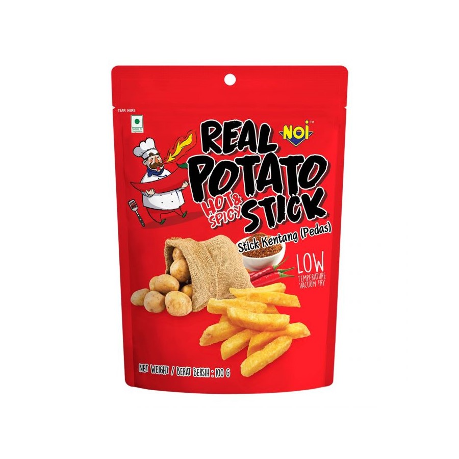 Hot Spicy Potato Sticks 100g