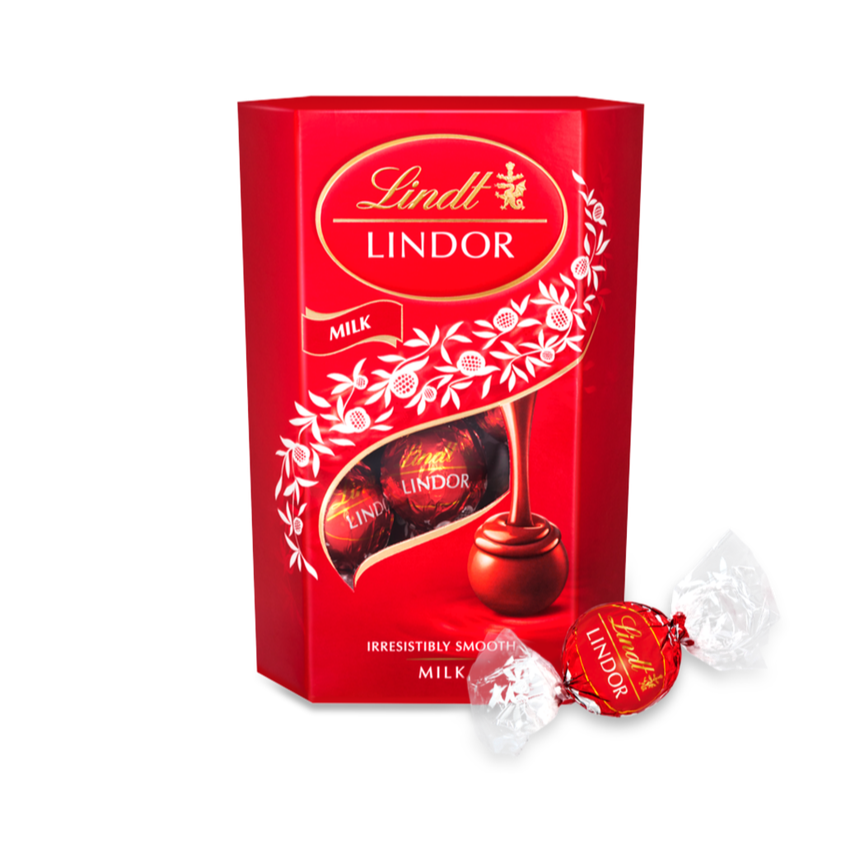 Lindt Lindor Milk Chocolate Truffles Box 1