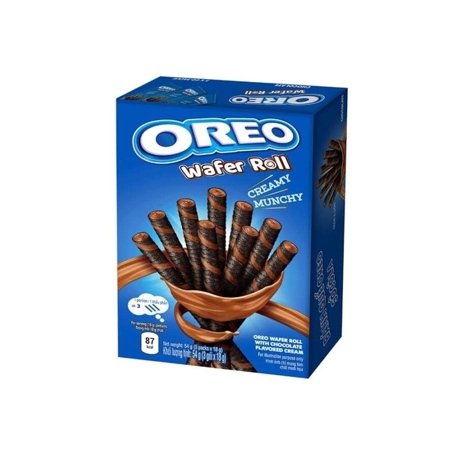 Oreo Oreo Chocolate Wafer Rolls 54g 8934680033442 Mustakshif