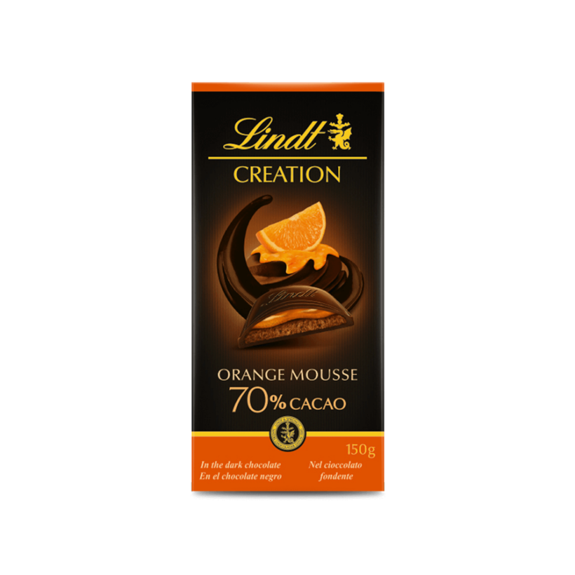 Ret3 Lindt Creation 70 Orange 150g 850x850