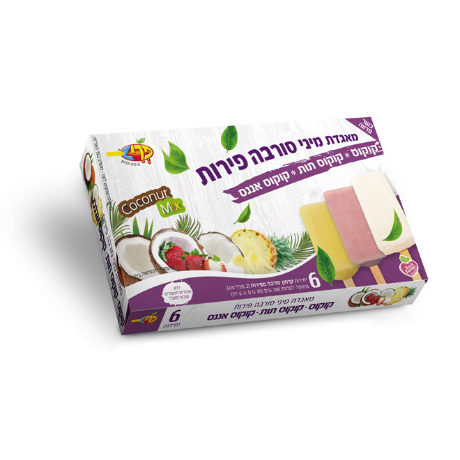 מאגדת קוקוס קוקוס תות קוקוס אננס