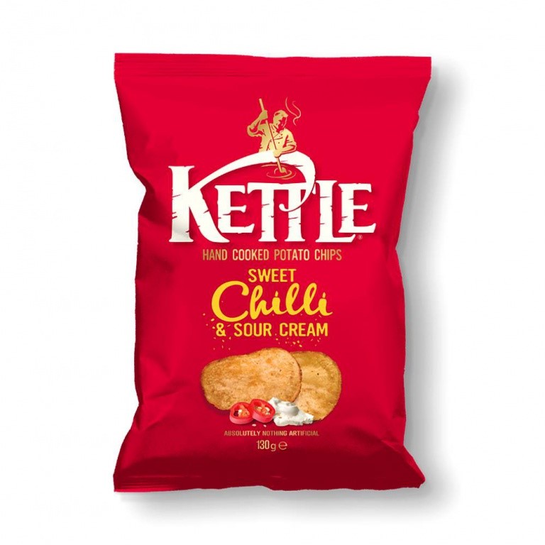 Kettle Sweet Chilli & Sour Cream Chips 130g‏