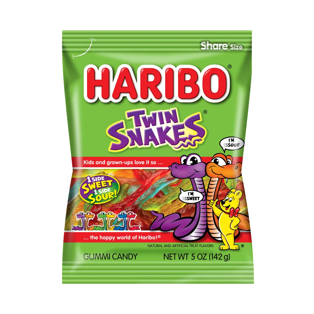 Haribo Twin Snacks 140gr