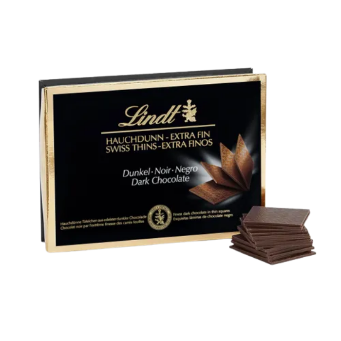 Lindt Swiss Thins Dark | לינדט דפדפים מריר