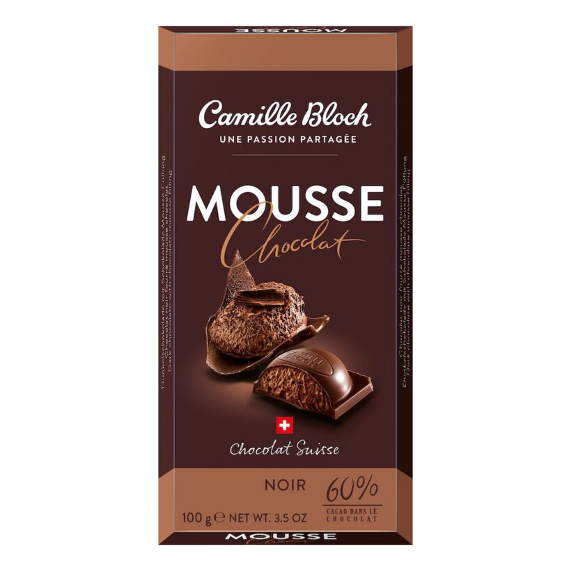 Camille Bloch Mousse Chocolat Noir 60 100 G 35 Oz