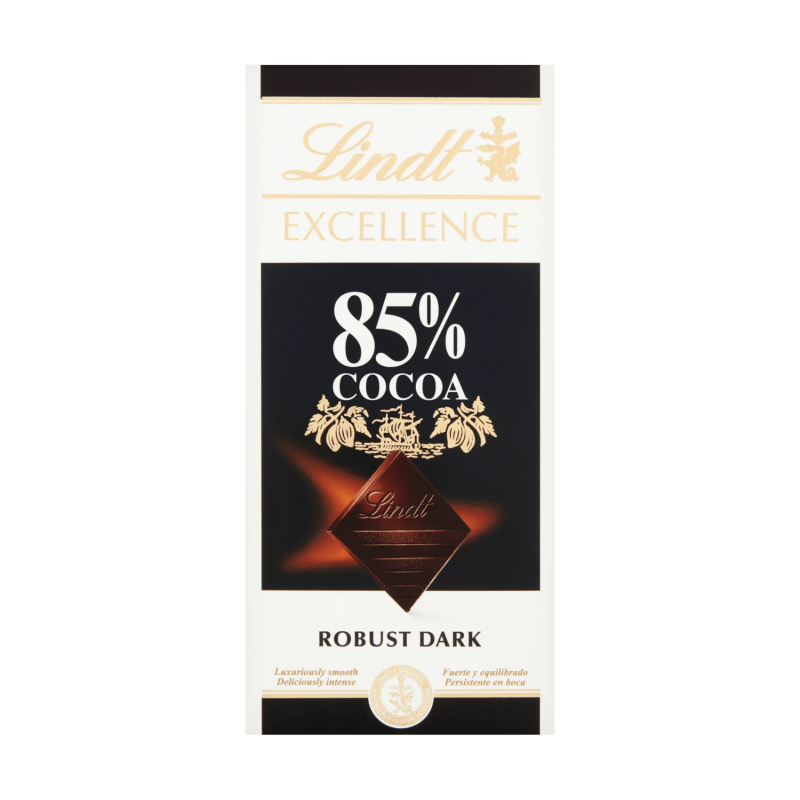 Lindt Excellence Dark 85 Cocoa Chocolate Bar 100g 3046920028363 171768
