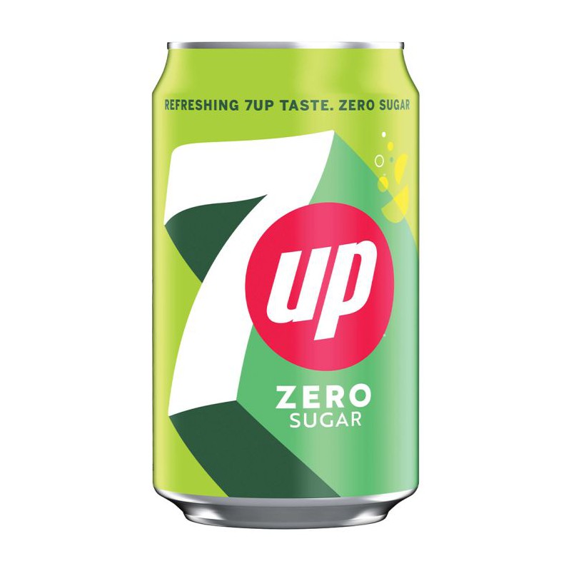 7up Zero Sugar 330ml Carbonated Lemon Lime Drink