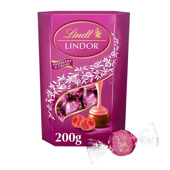 Lindor Raspberry | לינדור פטל מארז 200 גר