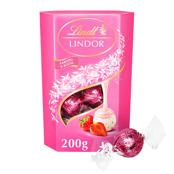 Lindor Strawberry | לינדור תות מארז 200 גר