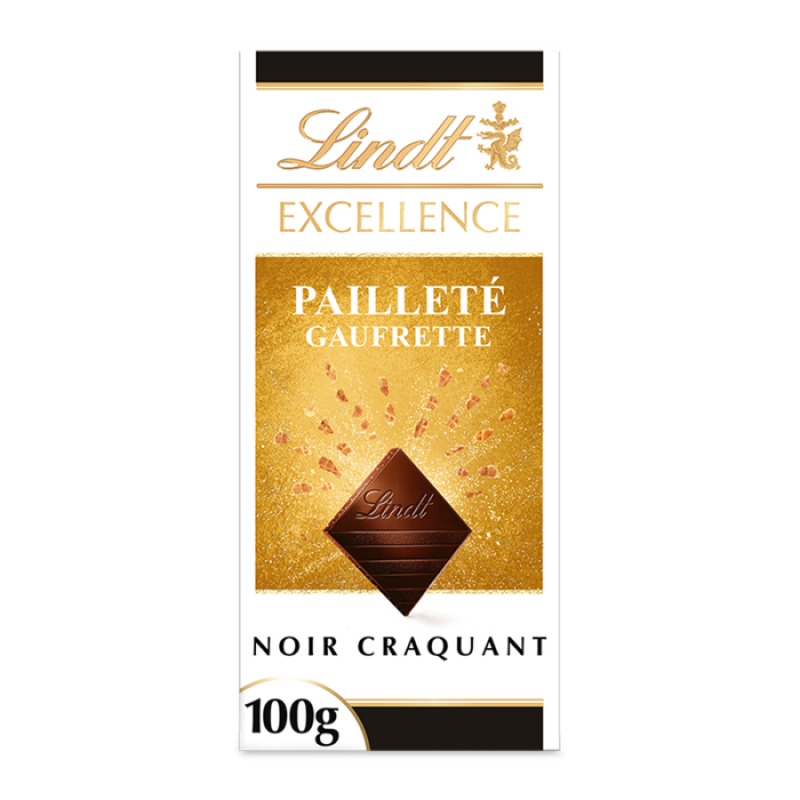 Lindt Excellence 70% Sequin Wafer | לינדט אקסלנס מריר עם וופל פריך
