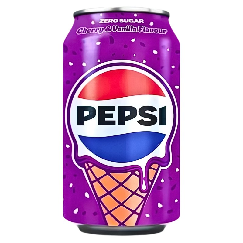Pepsi Zero Cukru Wisnia Wanilia 330ml