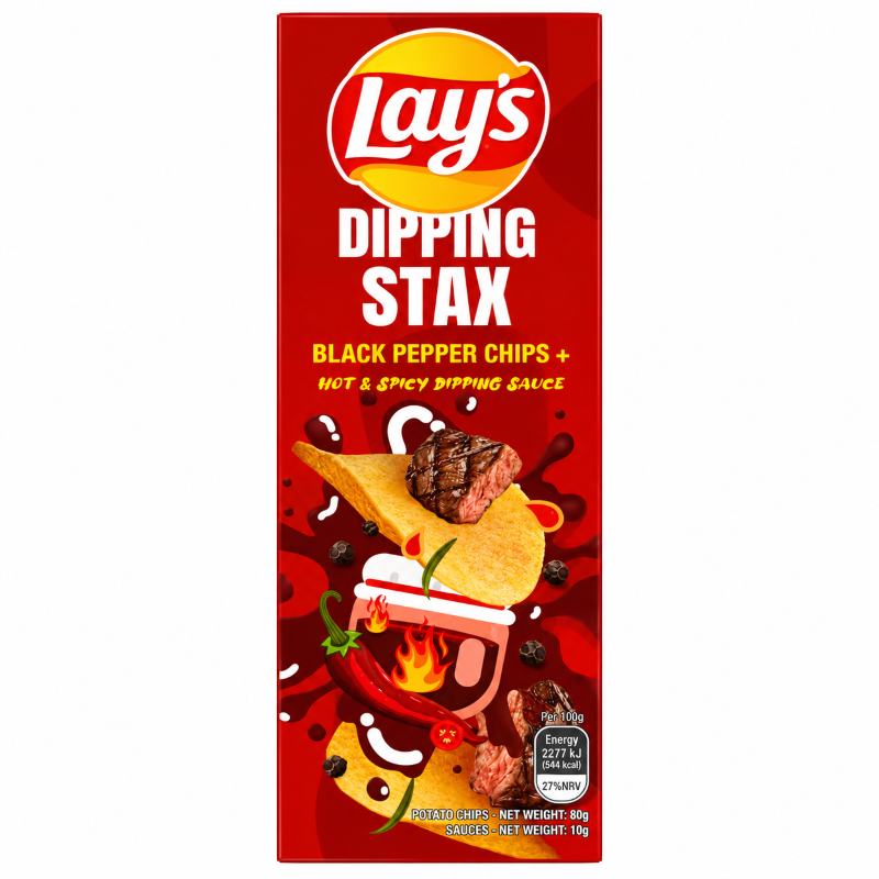 Black Pepper Chips Hot Spicy Dipping Sauce